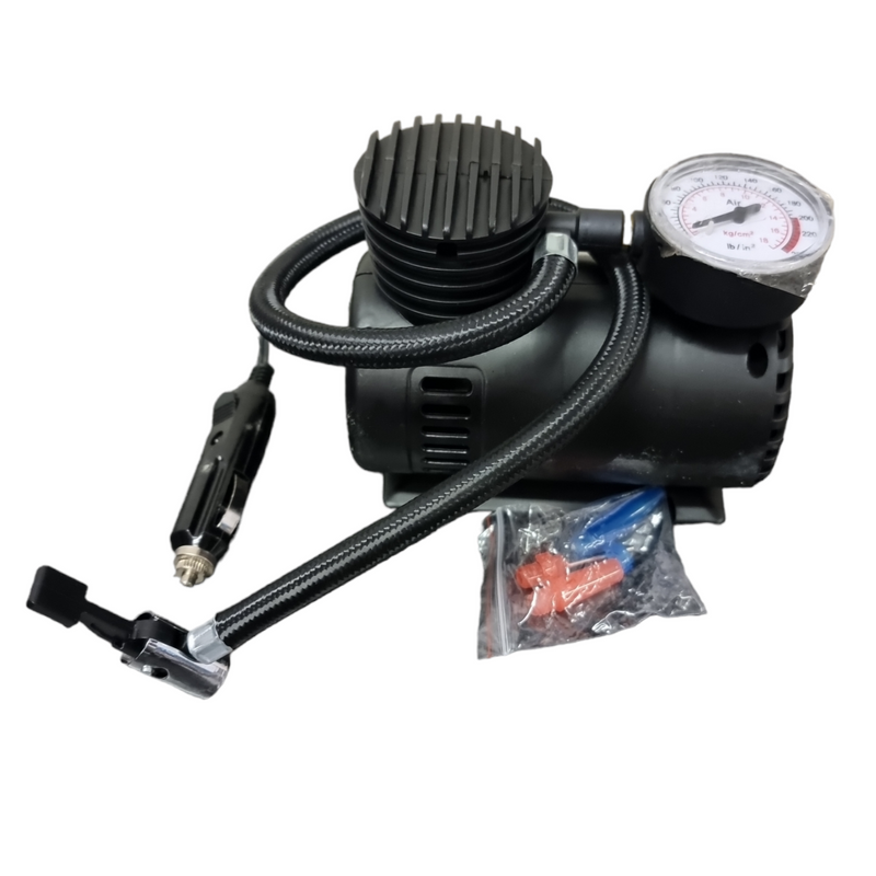 Air Compressor with Tire Gauge