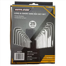 25PCS Auto Gear Hex Key Set