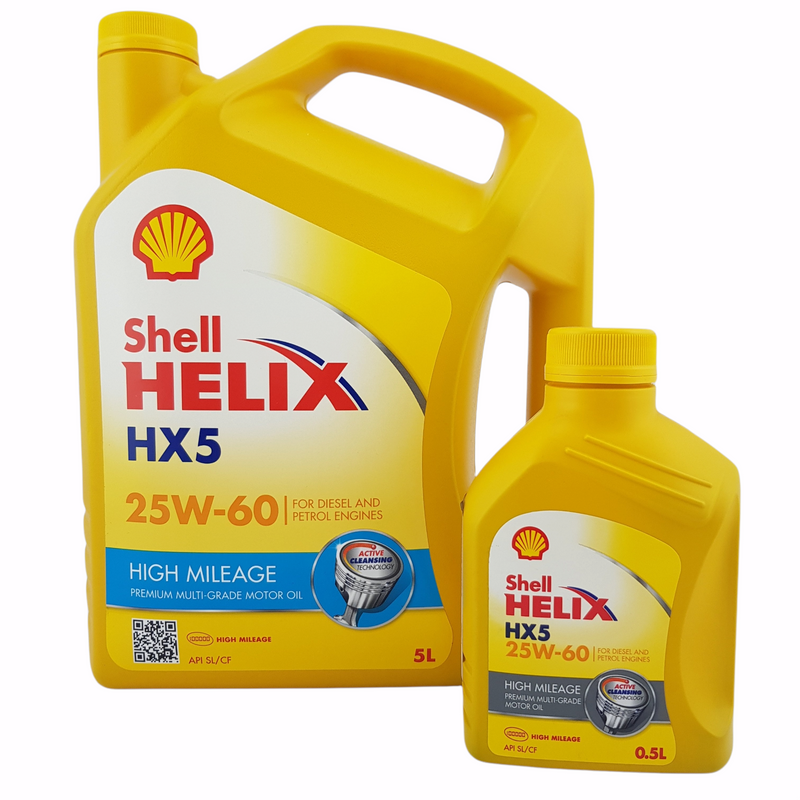 Shell HX5 25W60 High Mileage