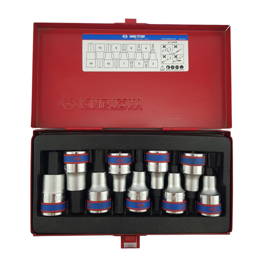 1/2 King Tony Allen Key Short Socket Set
